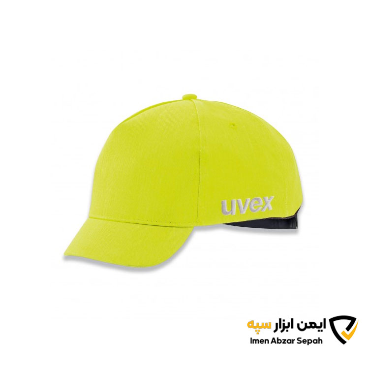 کلاه گپ نقاب دار برند یووکس مدل UVEX u-cap sport hi-viz